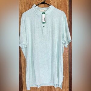 Light Blue Men's Polo Shirt XXL